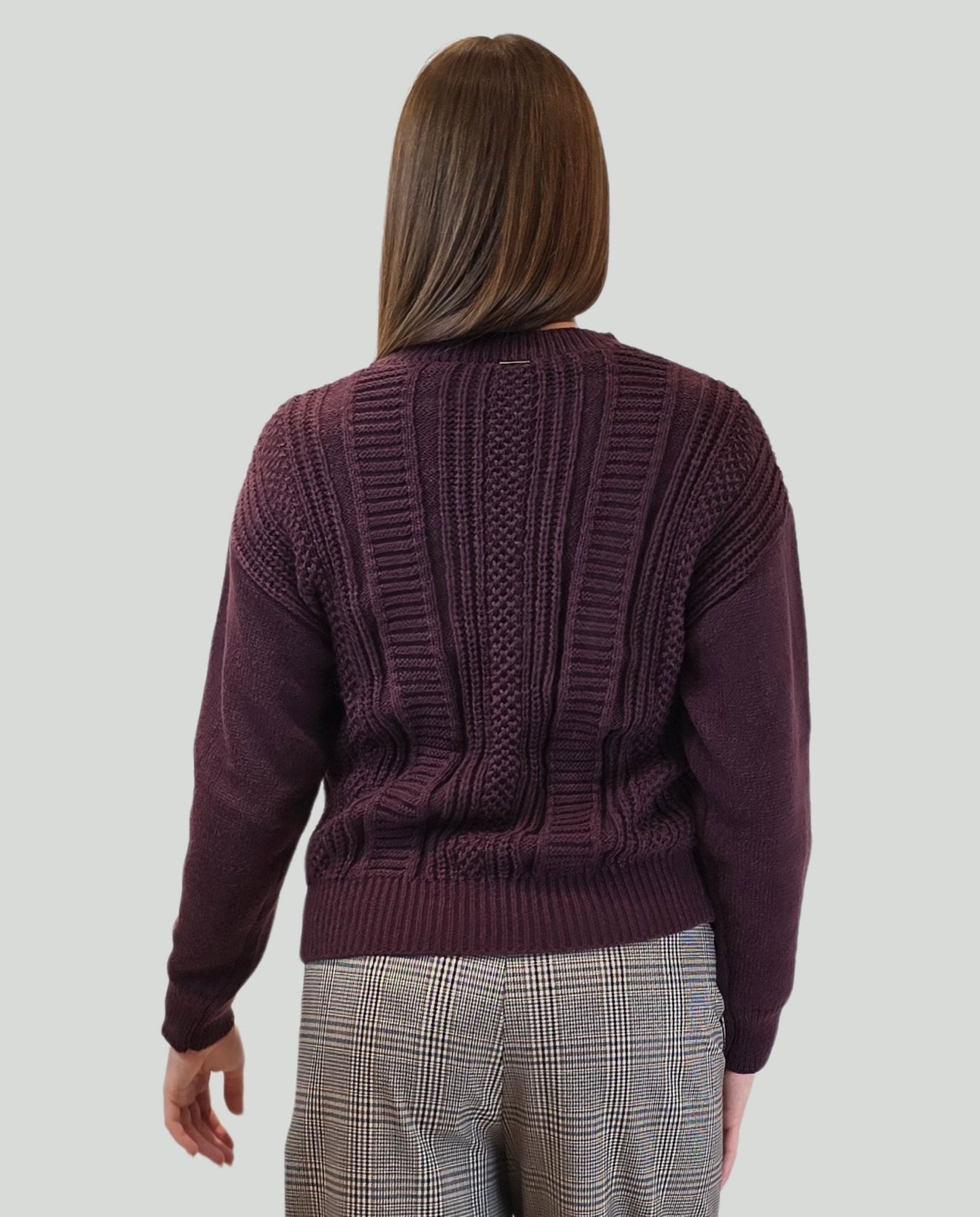 Pullover Borgogna - Soho Moda Mare