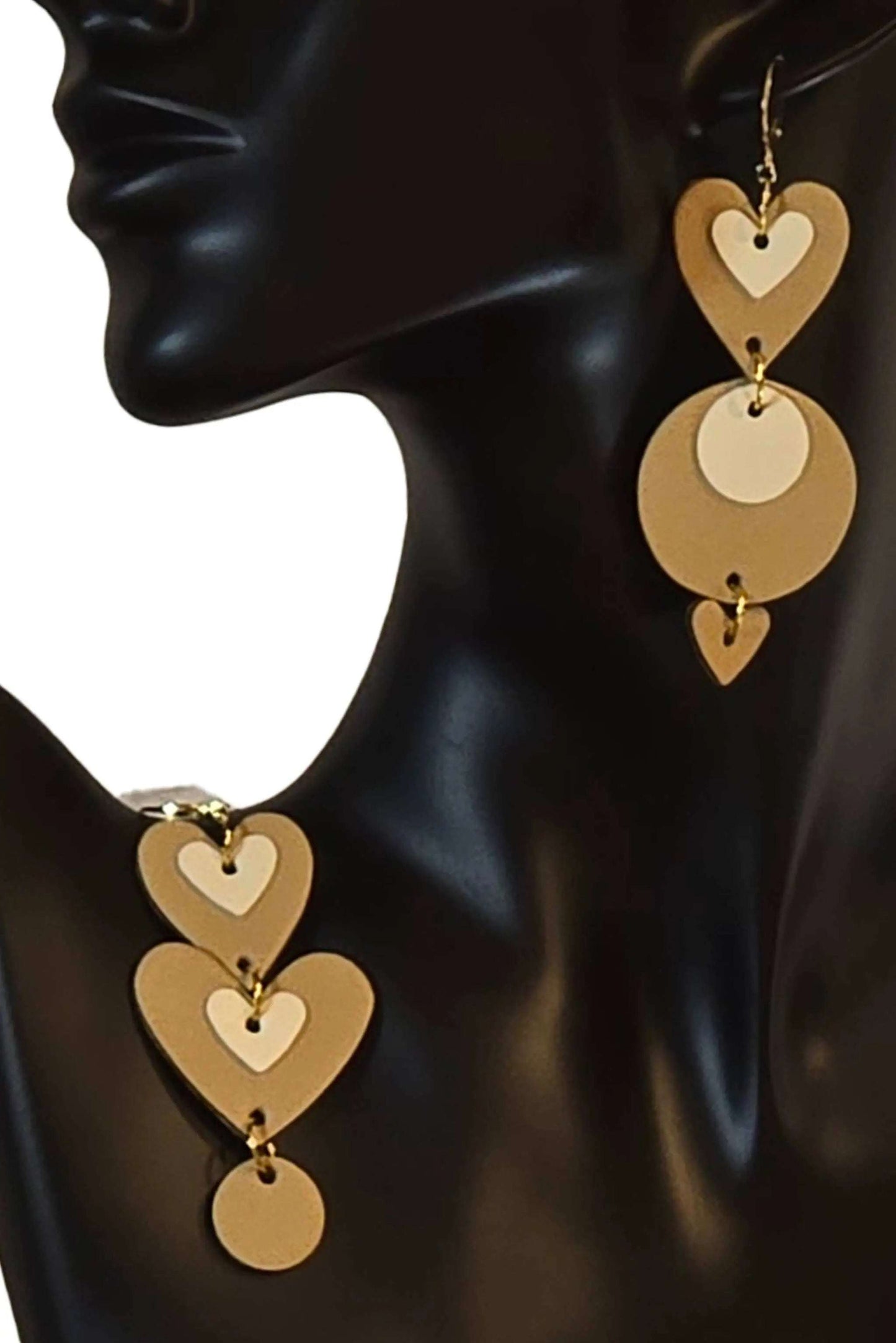 Handmade Orecchini Earth earrings with colored agate and genuine leather, lightweight and elegant design.