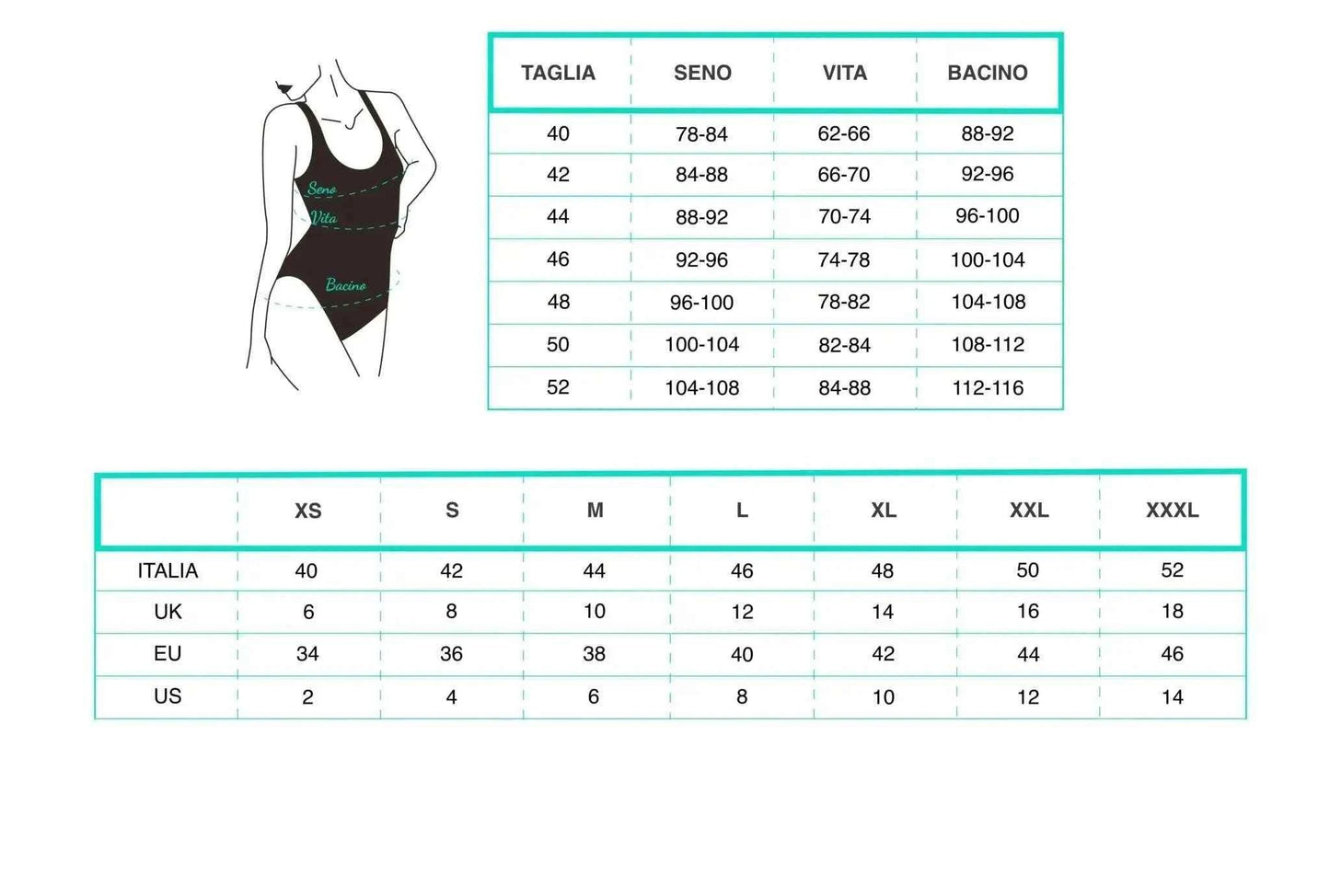 Bikini Coppa Push Up Vacanze Italiane