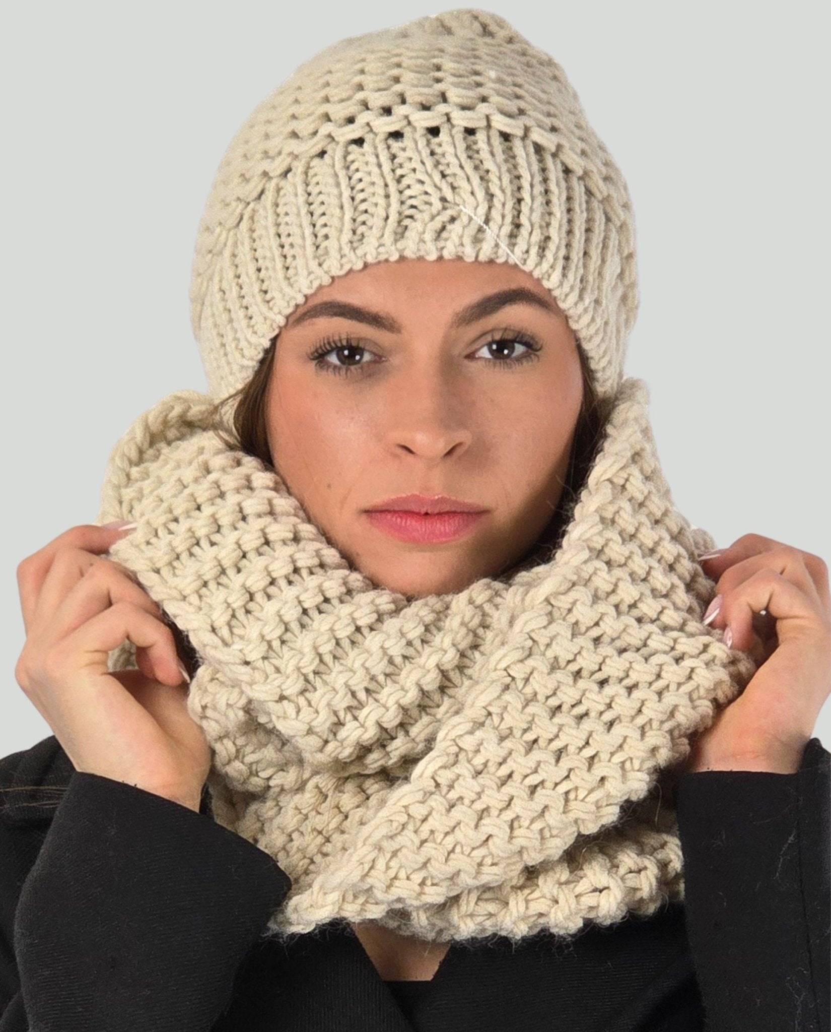 Set Collo+Cuffia Avorio - Soho Moda Mare