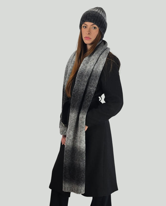 Set Sciarpa+Cuffia Grigio - Soho Moda Mare