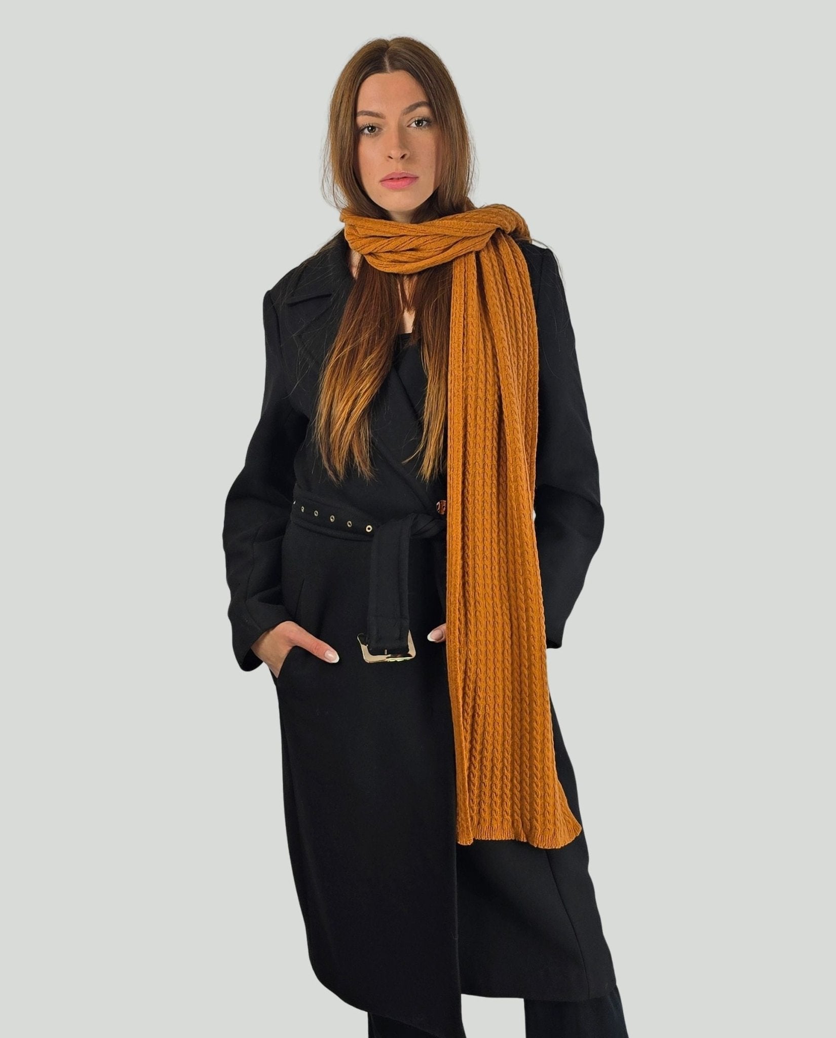 Sciarpa cachemire Coccio - Soho Moda Mare