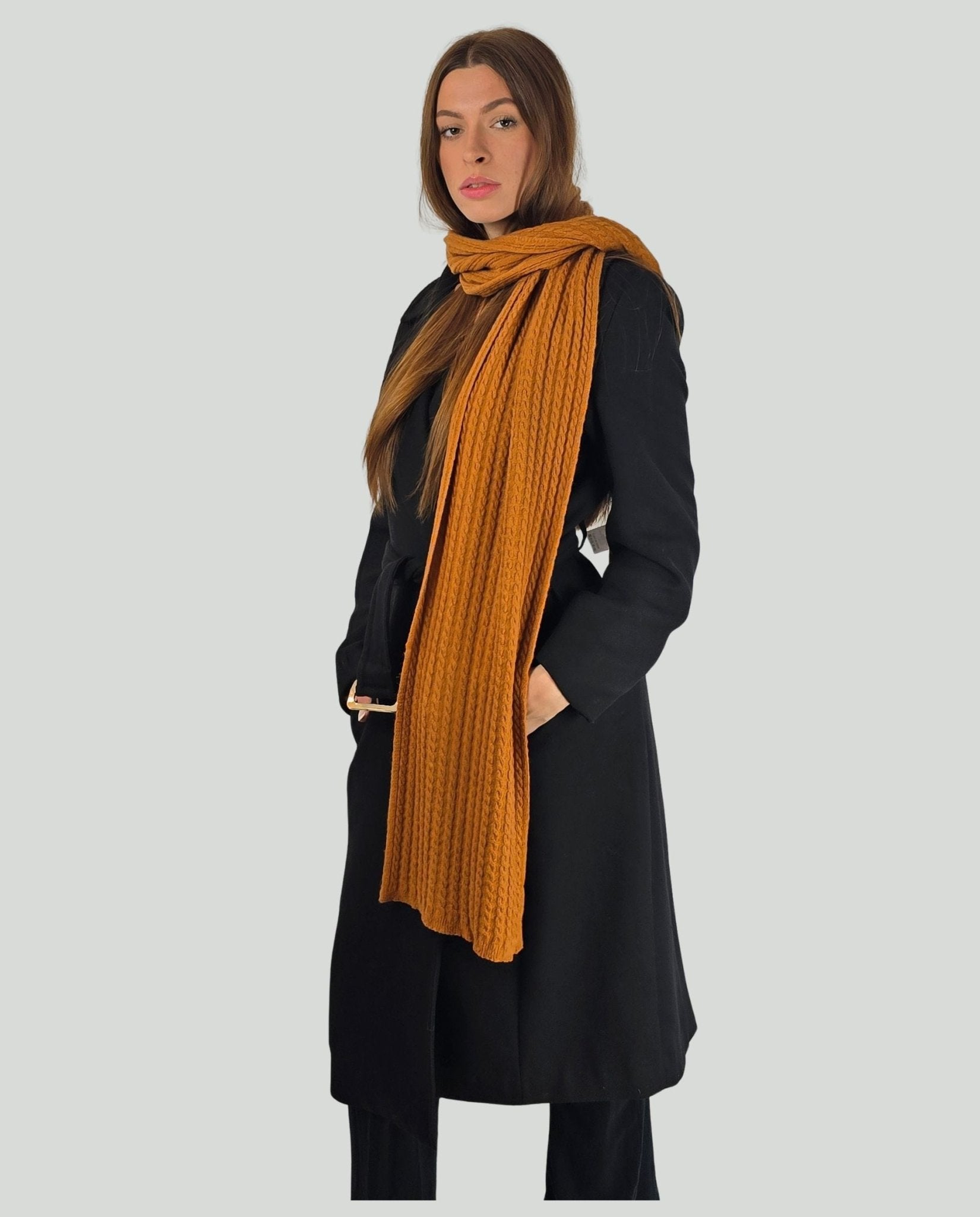 Sciarpa cachemire Coccio - Soho Moda Mare