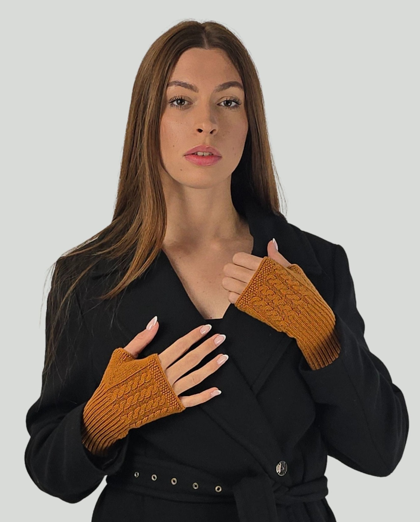 Manicotto cachemire Coccio - Soho Moda Mare