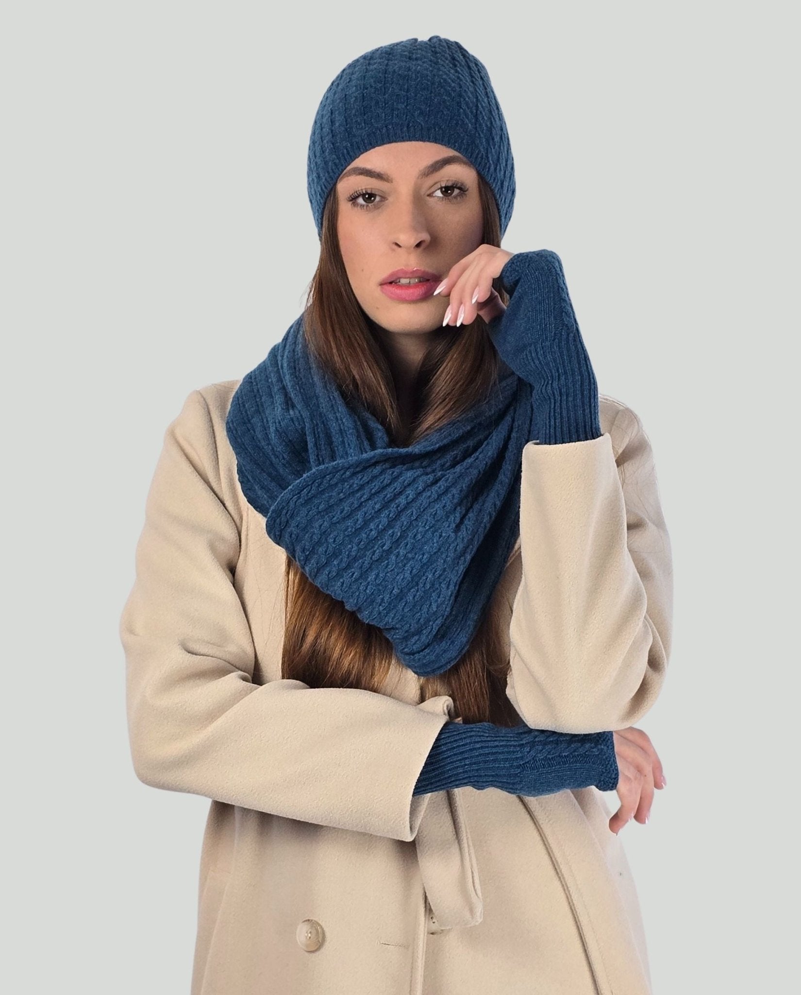 Cuffia cachemire Ottanio - Soho Moda Mare