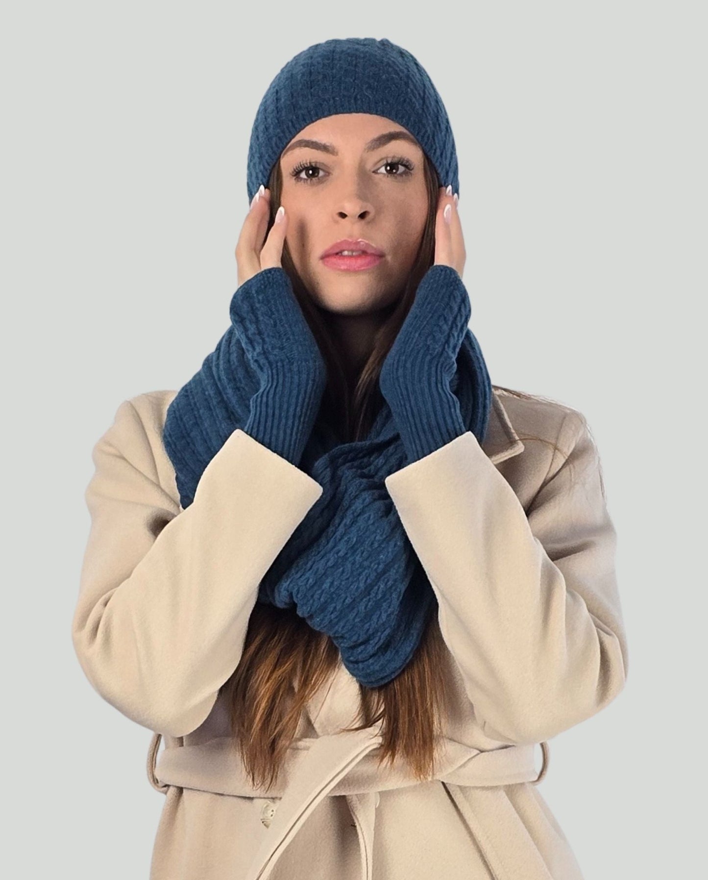 Manicotto cachemire Ottanio - Soho Moda Mare