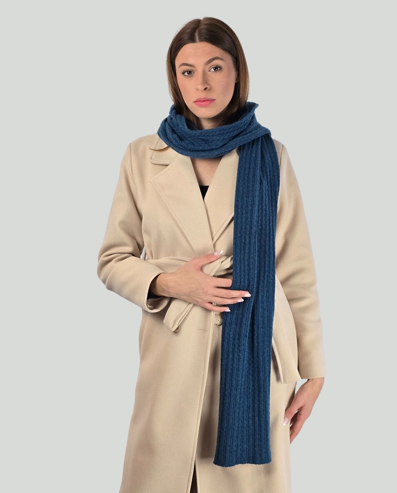 Sciarpa cachemire Ottanio - Soho Moda Mare