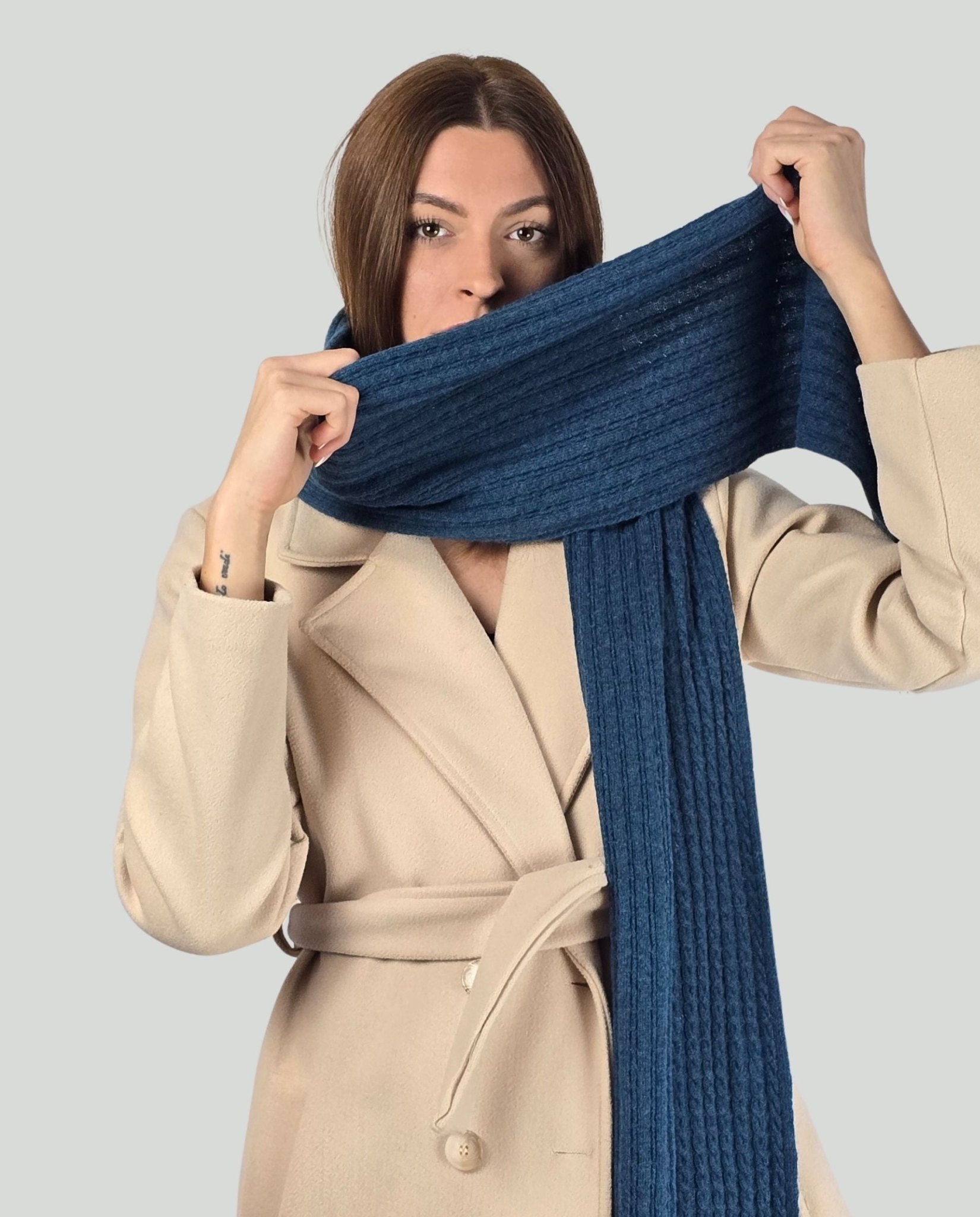 Sciarpa cachemire Ottanio - Soho Moda Mare