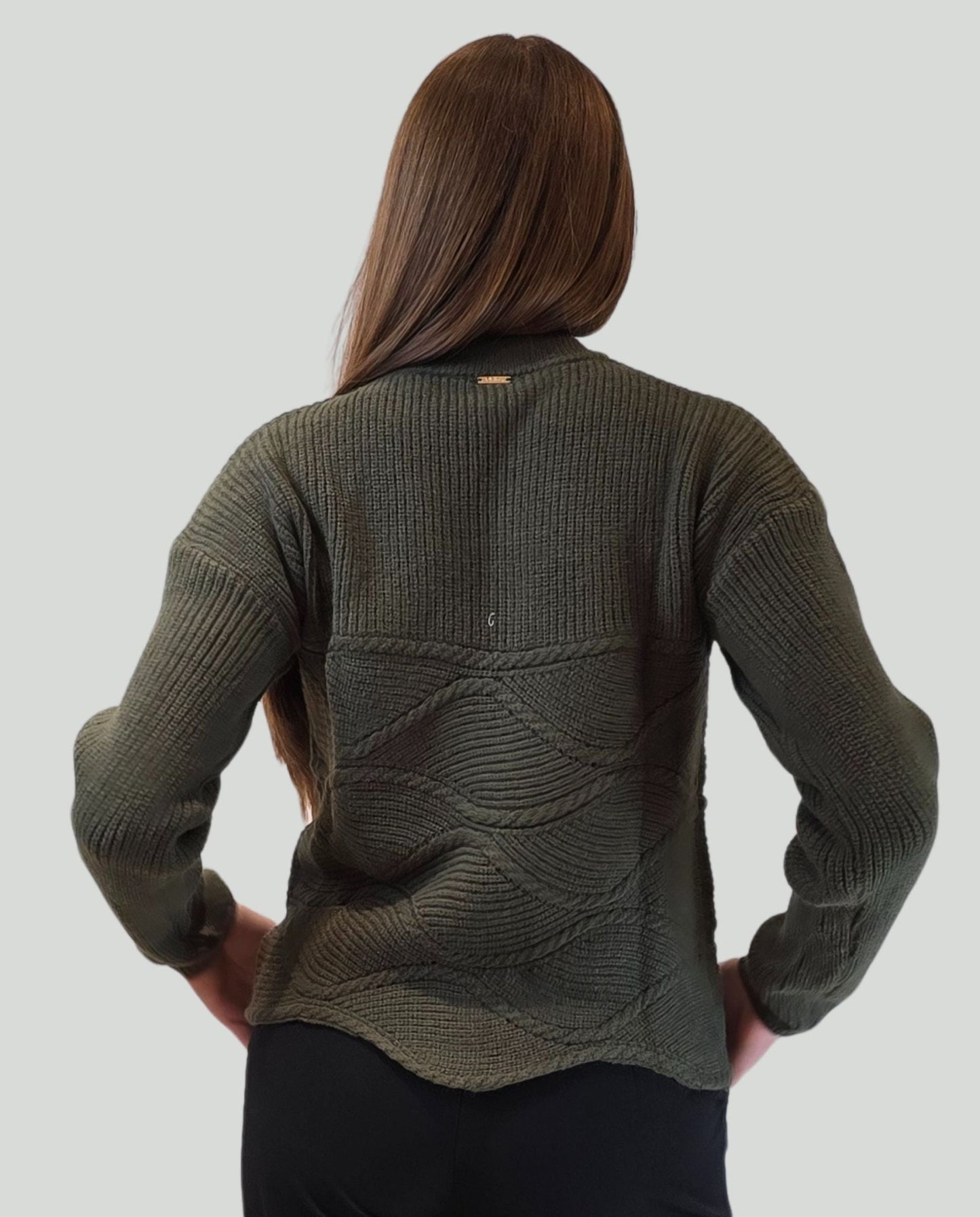 Pollover Militare onde - Soho Moda Mare