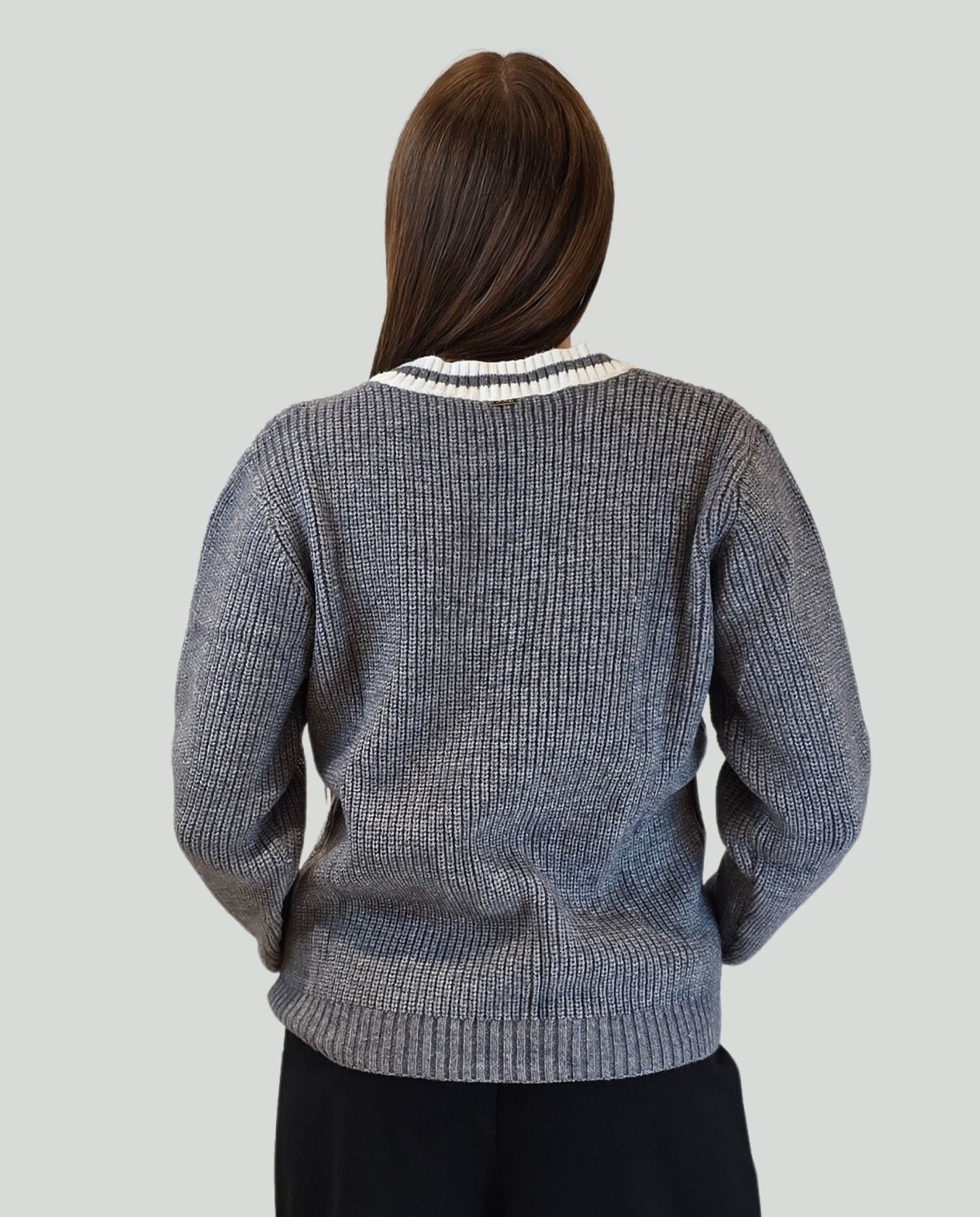 Pullover Grigio prof.Burro - Soho Moda Mare