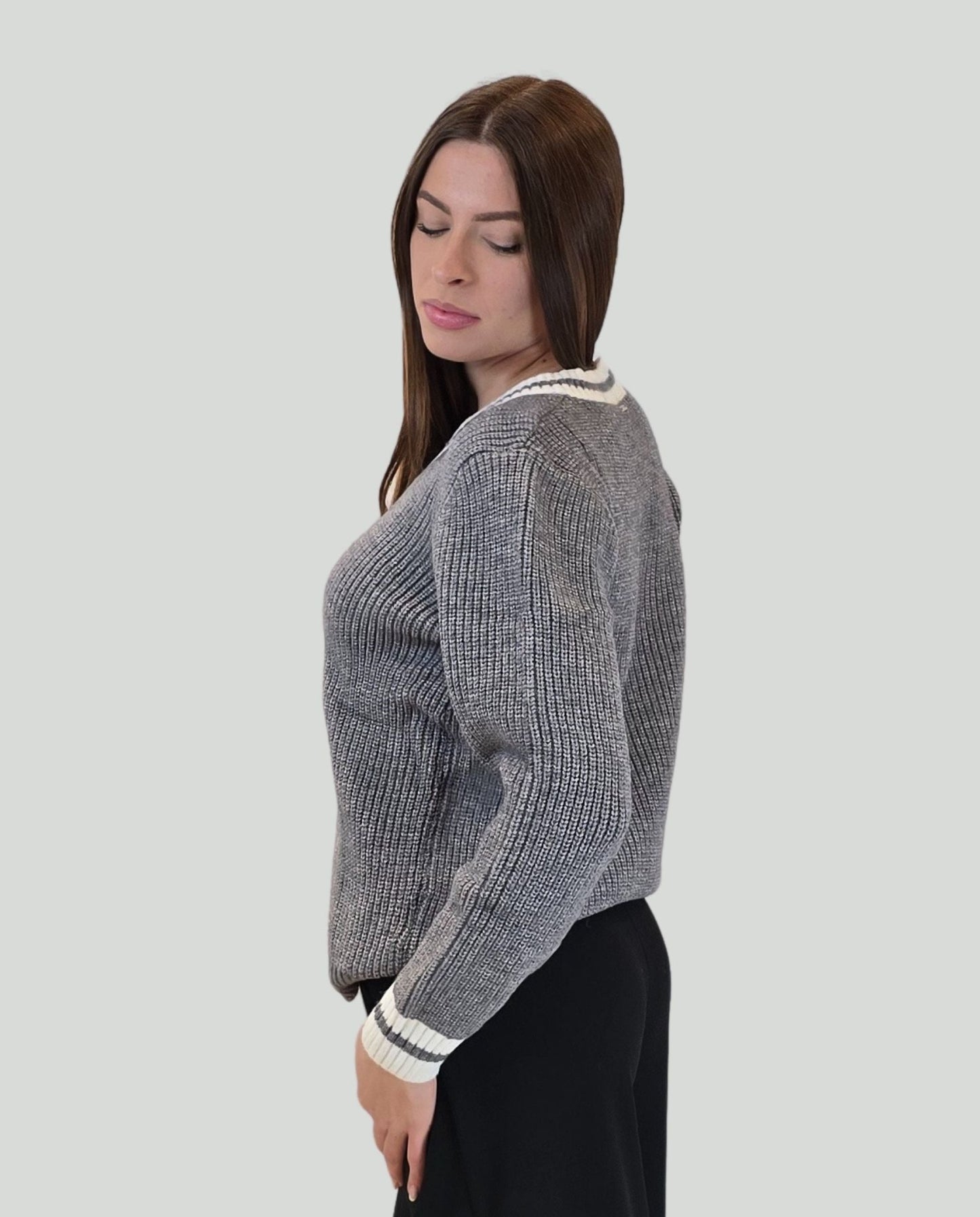 Pullover Grigio prof.Burro - Soho Moda Mare