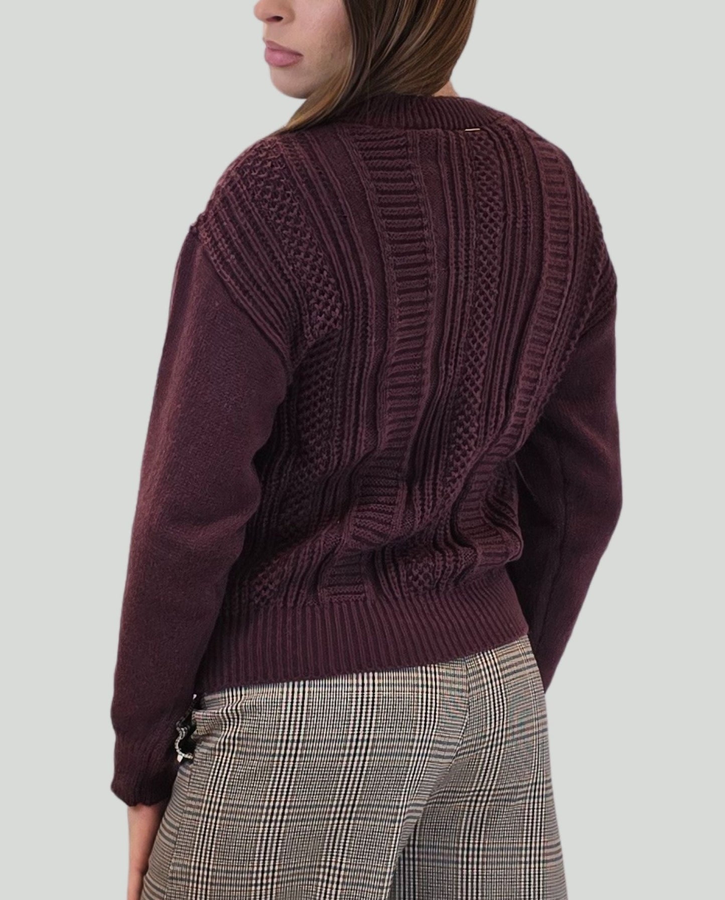 Pullover Borgogna - Soho Moda Mare