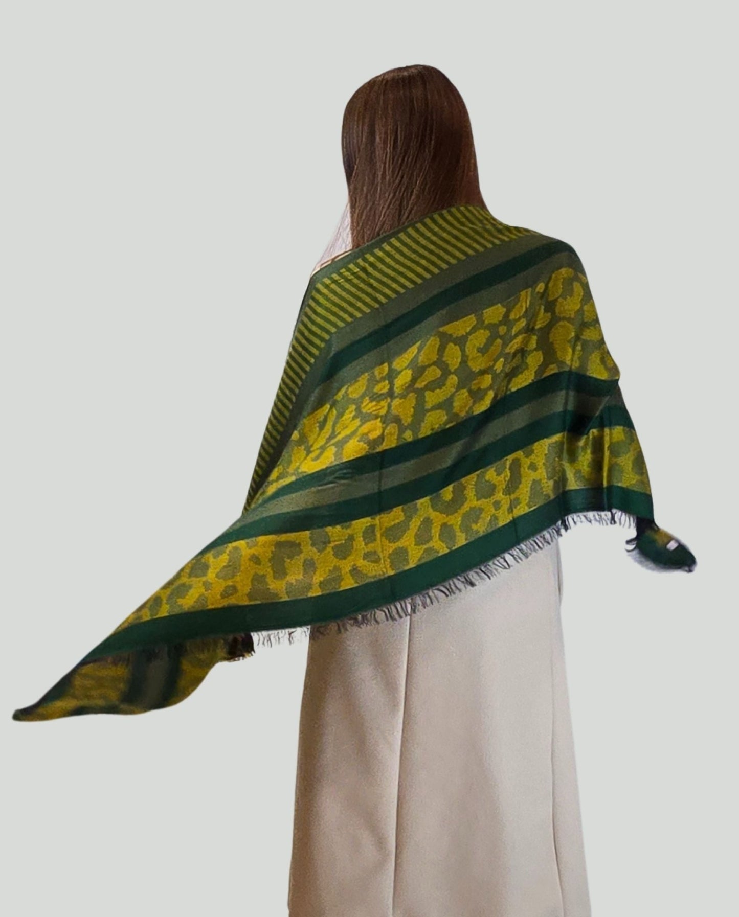 Pashmina fant.Verde - Soho Moda Mare