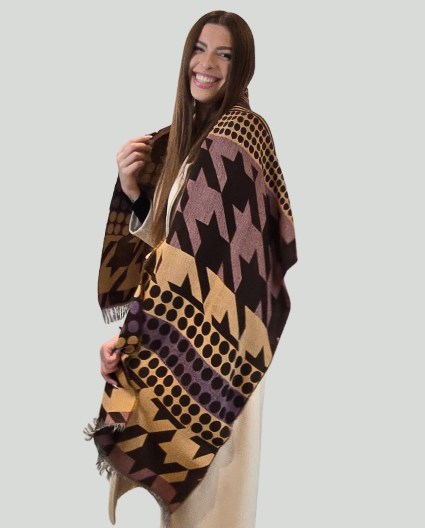 Sciarpa fantasia geo - Soho Moda Mare