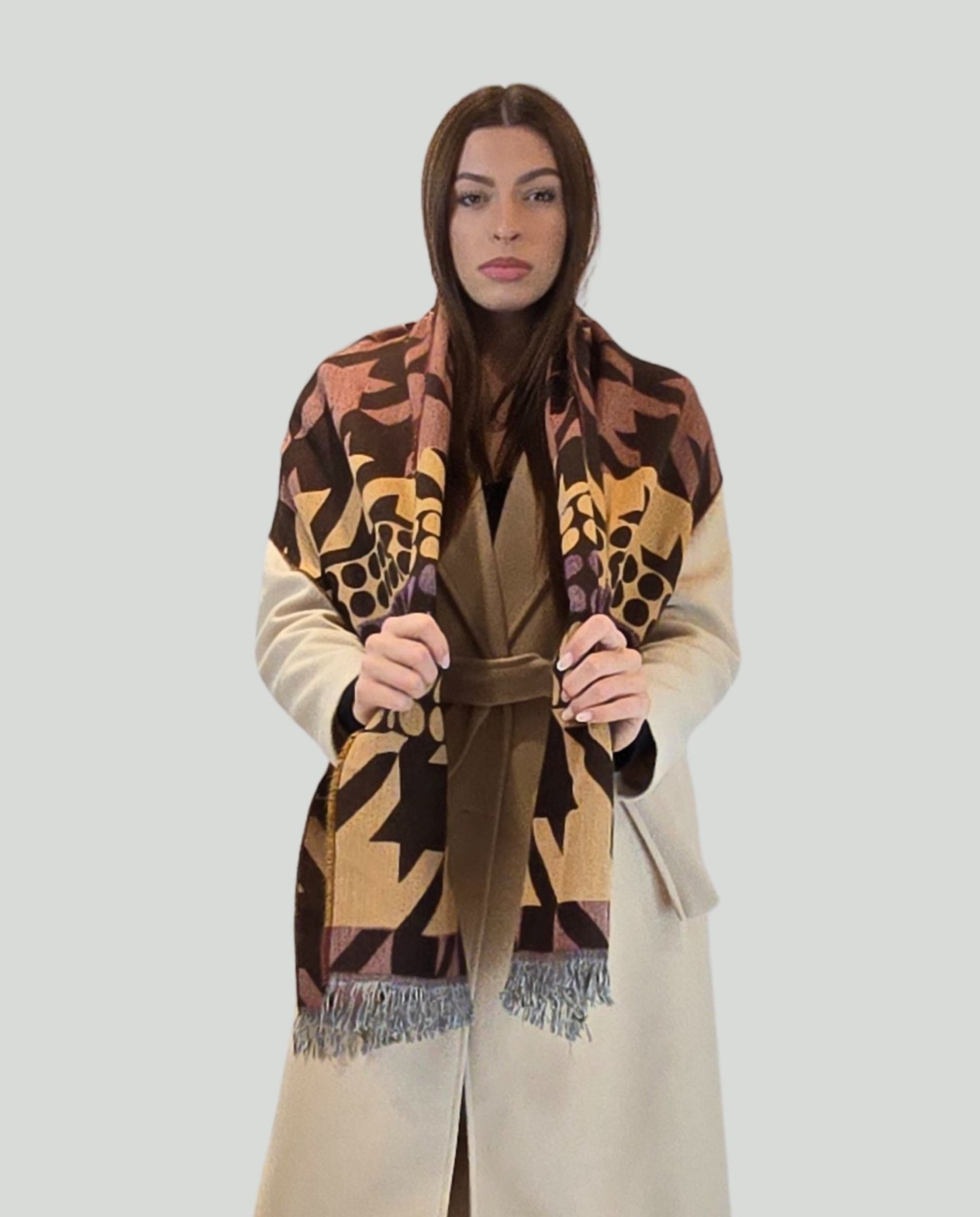 Sciarpa fantasia geo - Soho Moda Mare