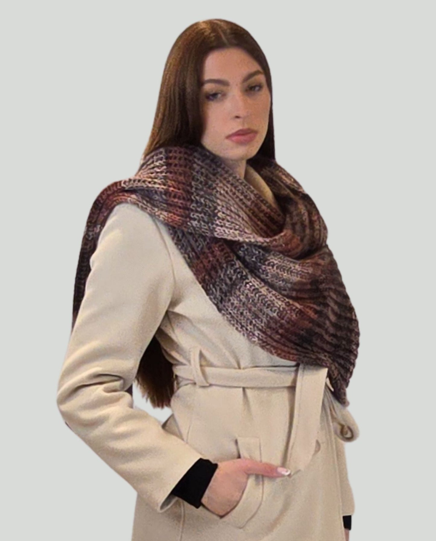 Sciarpa Fumo Rosa - Soho Moda Mare