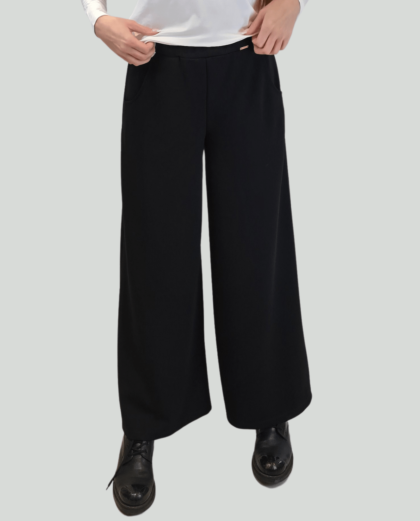 Pantalone creep Nero - Soho Moda Mare