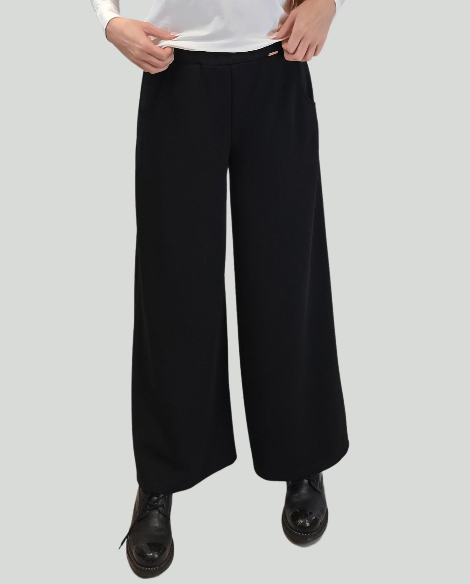 Pantalone creep Nero - Soho Moda Mare