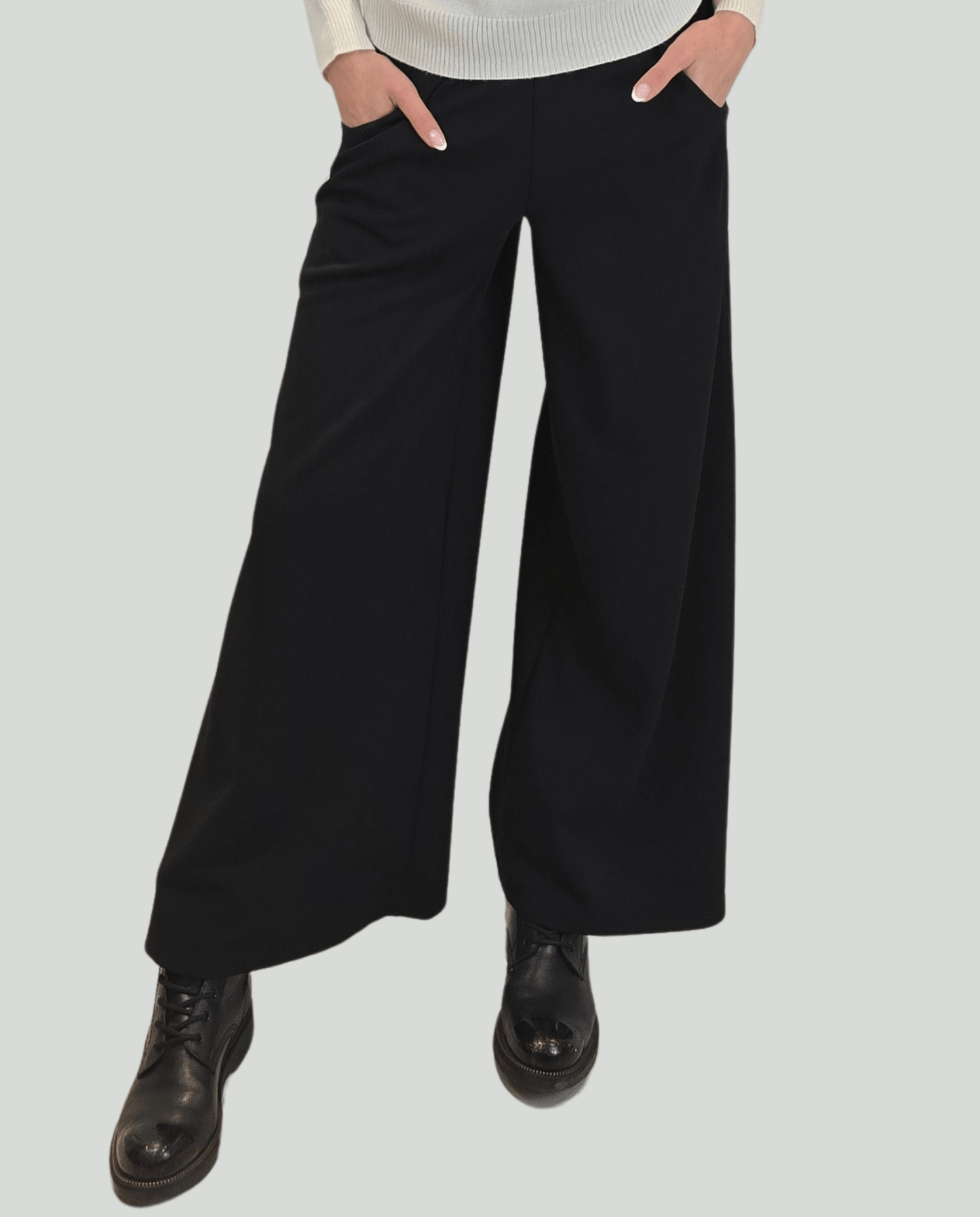 Pantalone creep Nero - Soho Moda Mare