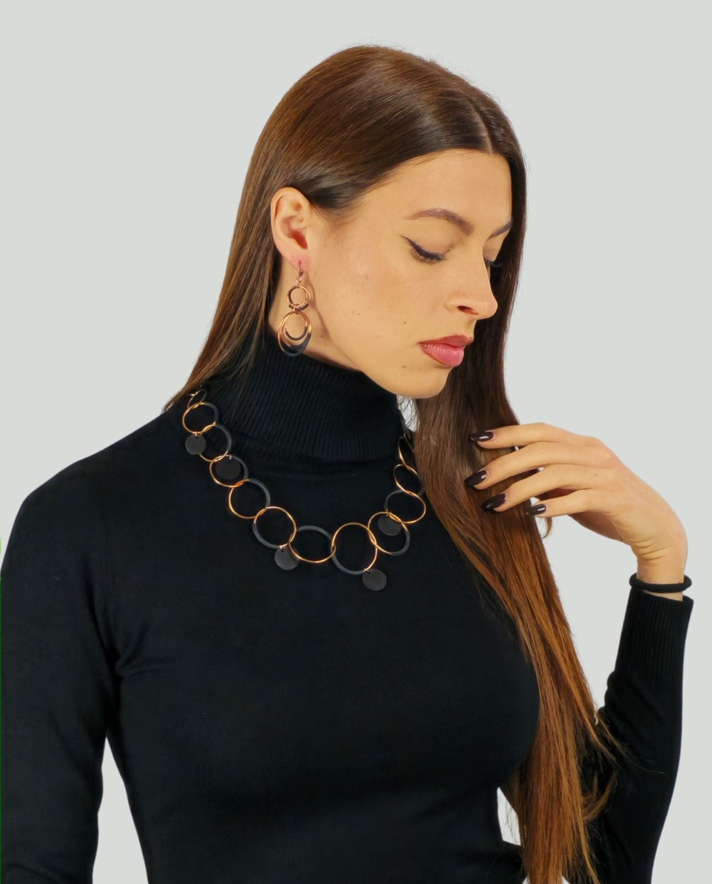 Collana Rame Nero - Soho Moda Mare