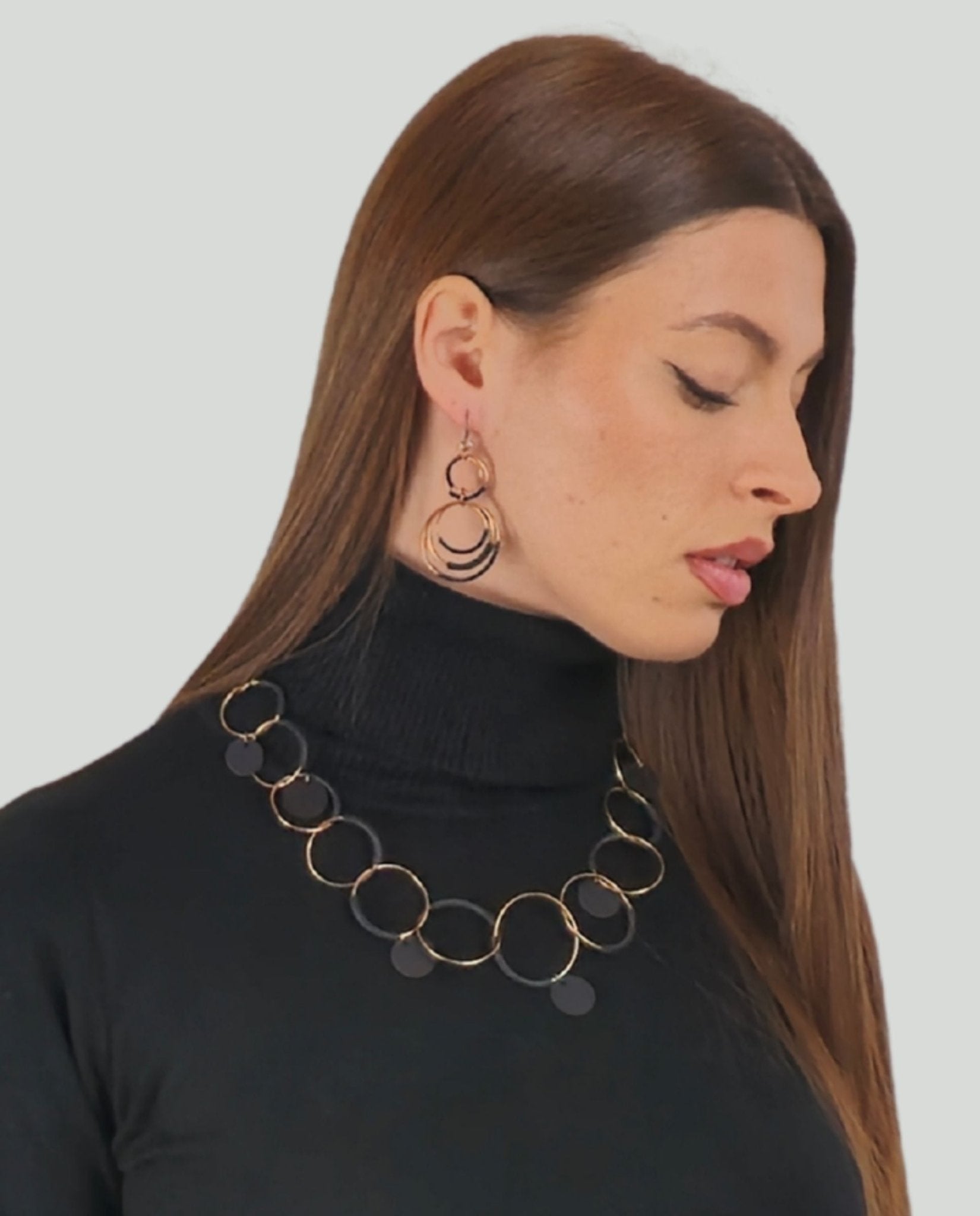 Collana Rame Nero - Soho Moda Mare