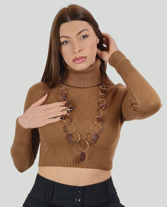 Collana Rame Marrone - Soho Moda Mare
