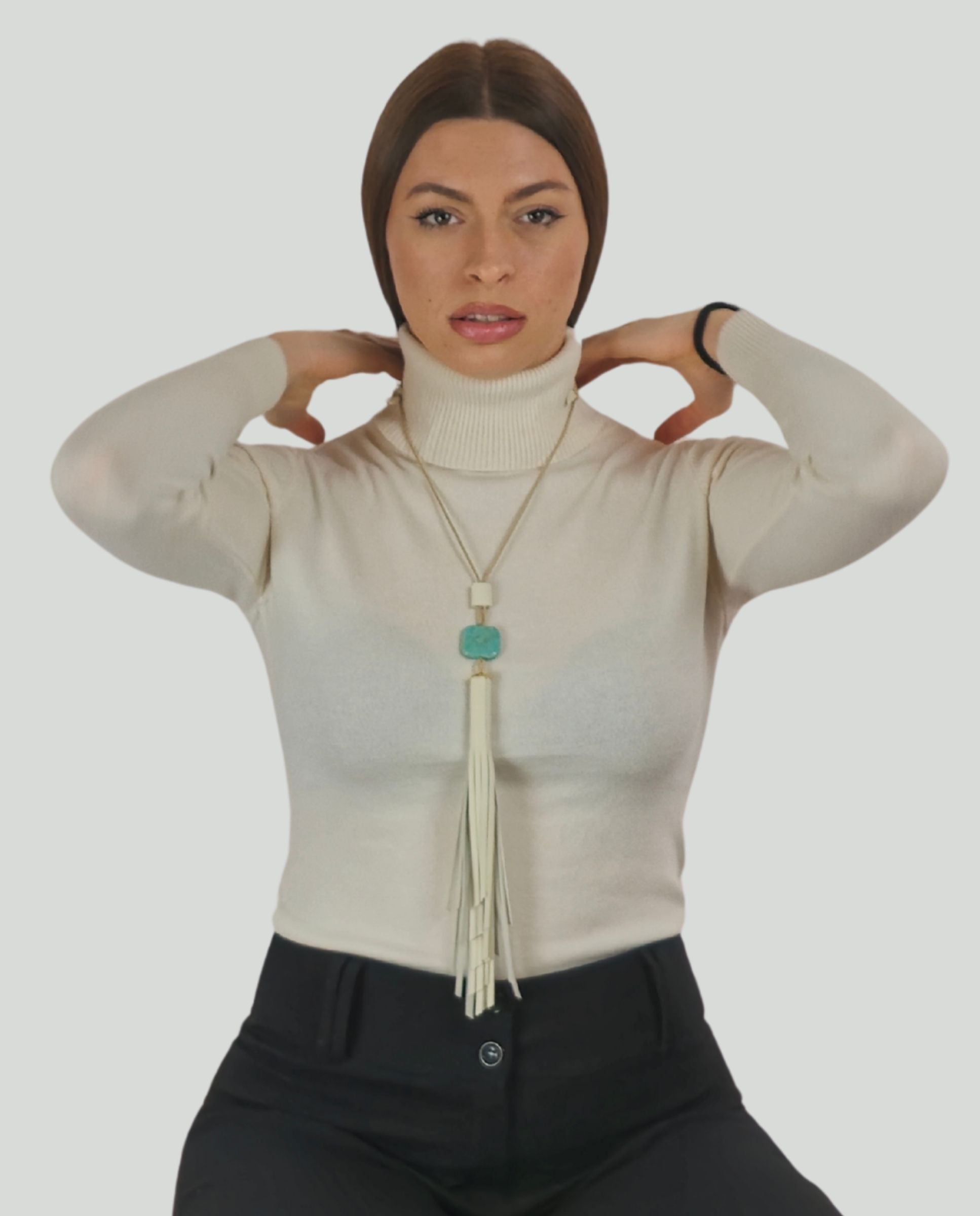 Collana Nappa Jewel Panna - Soho Moda Mare