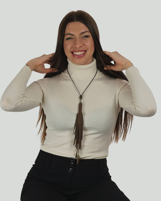 Collana Nappa Marrone - Soho Moda Mare