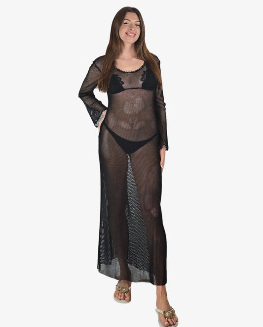 Abito Lungo Raffaela D'Angelo Premium Made in Italy