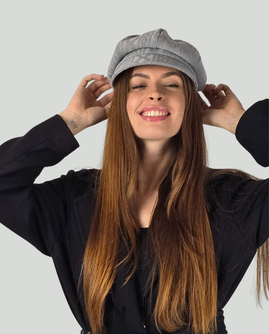 Cappello treccia Grigio - Soho Moda Mare