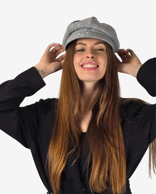 Cappello treccia Grigio - Soho Moda Mare