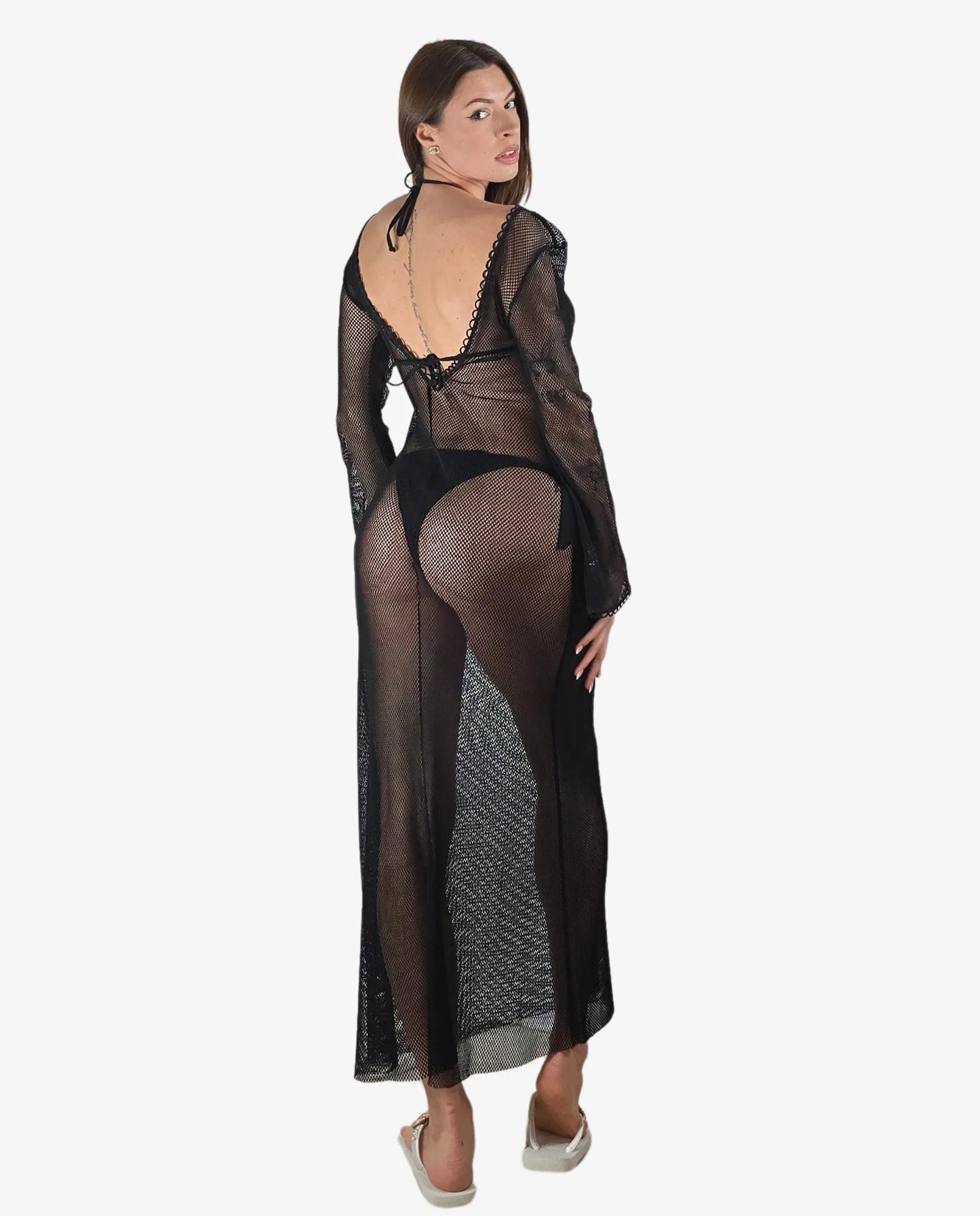 Abito Lungo Raffaela D'Angelo Premium Made in Italy