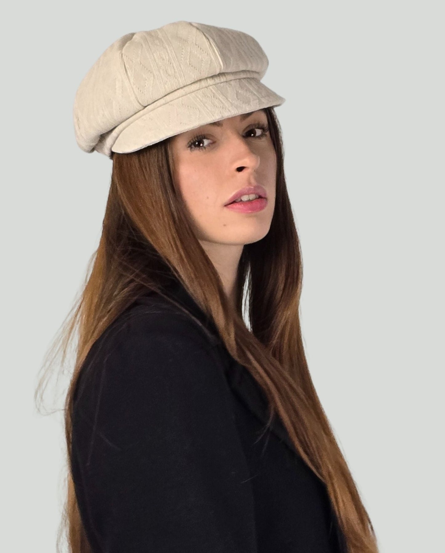 Cappello treccia Beige - Soho Moda Mare