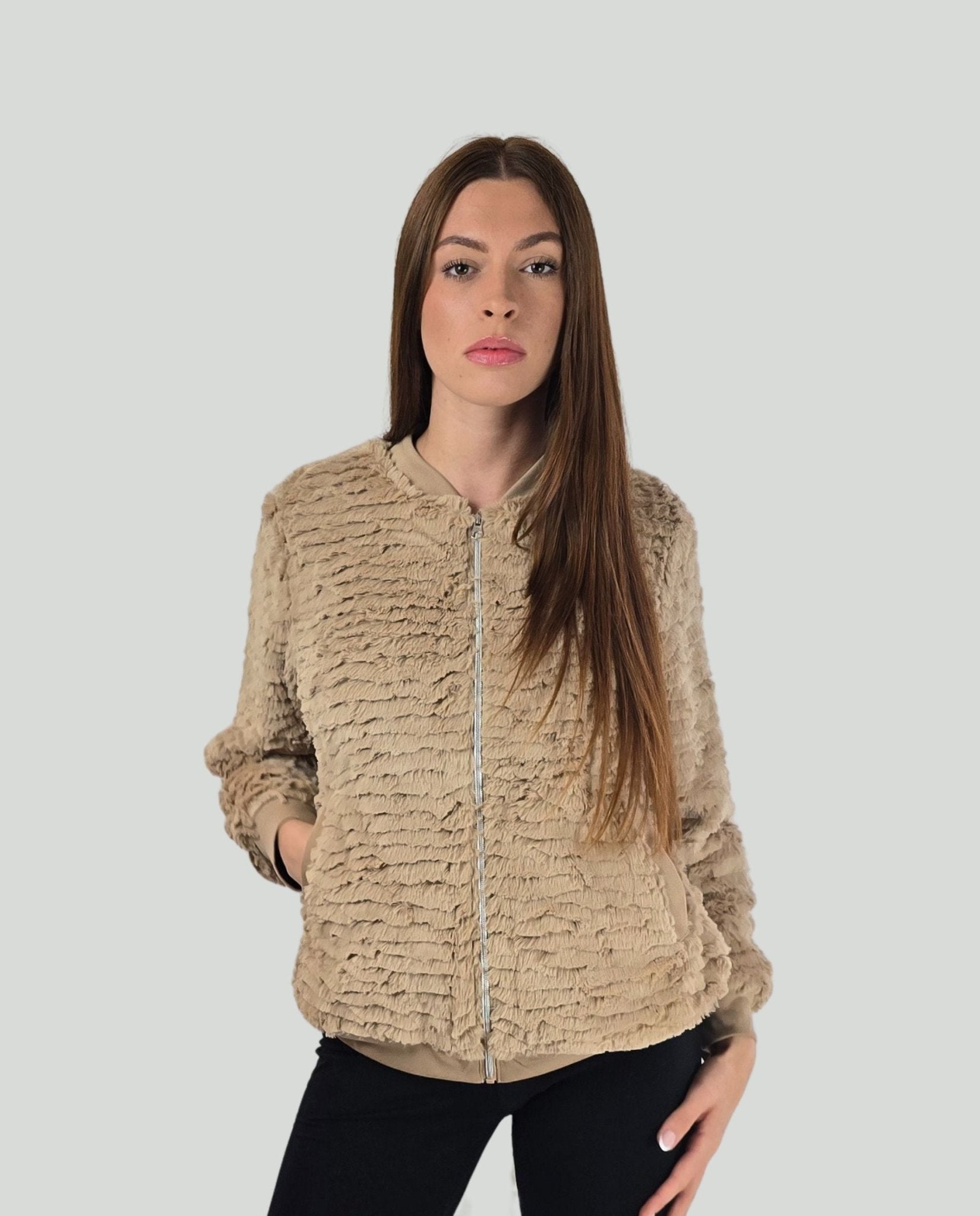 Felpa con zip - Soho Moda Mare