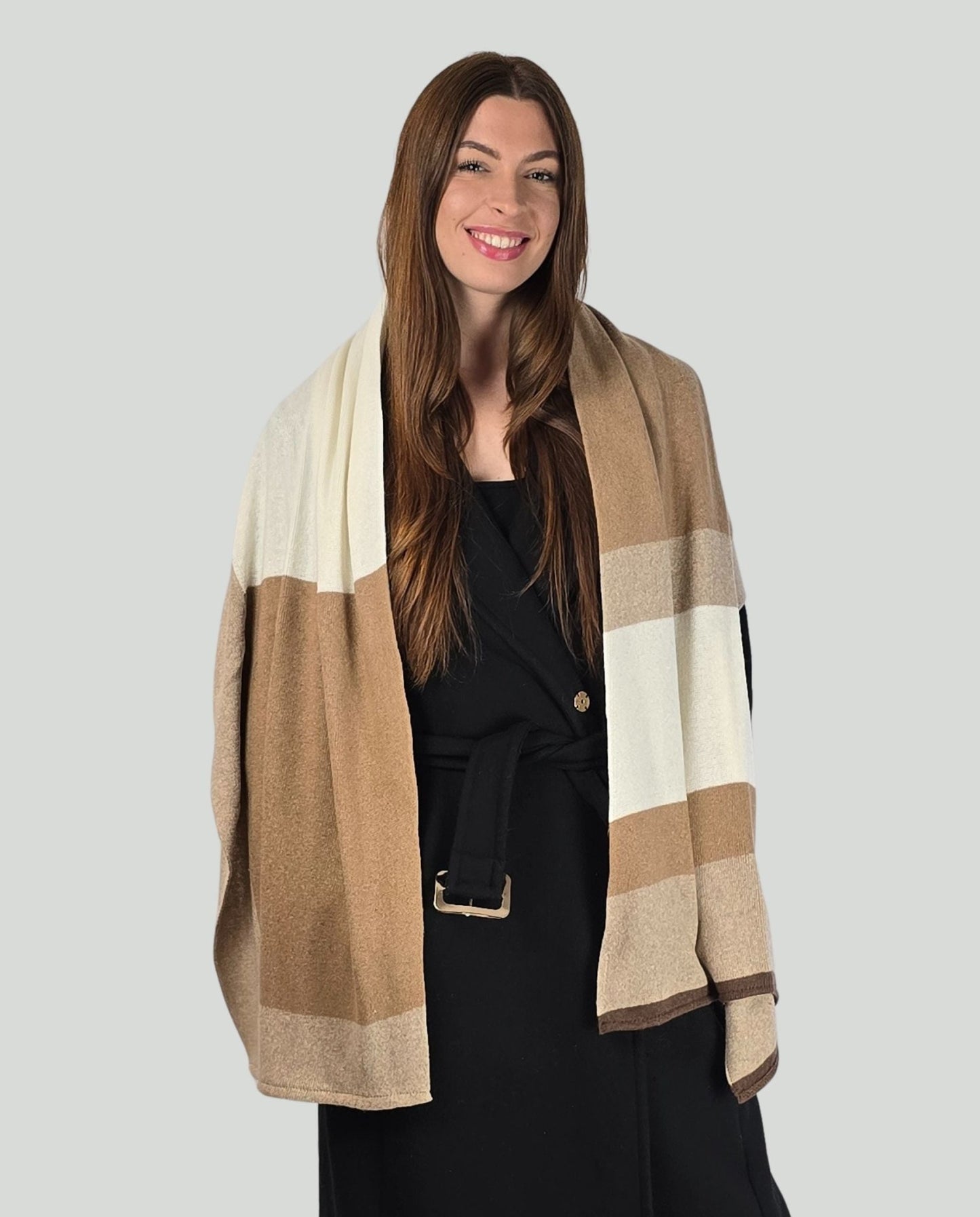 Sciarpa toni beige - Soho Moda Mare