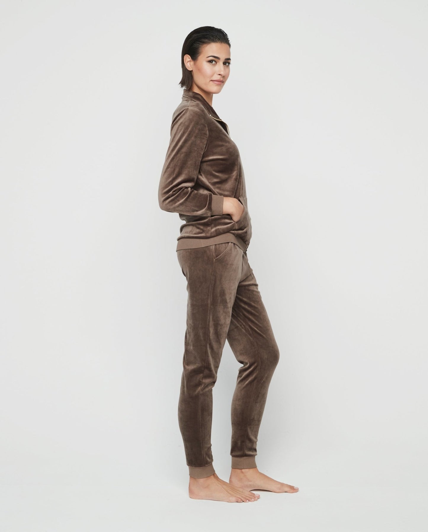 Tuta ciniglia zip - Soho Moda Mare