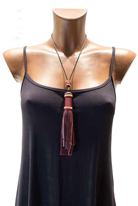 Collana Nappa BorgognaCollana Nappa BorgognaHAND MADE 25