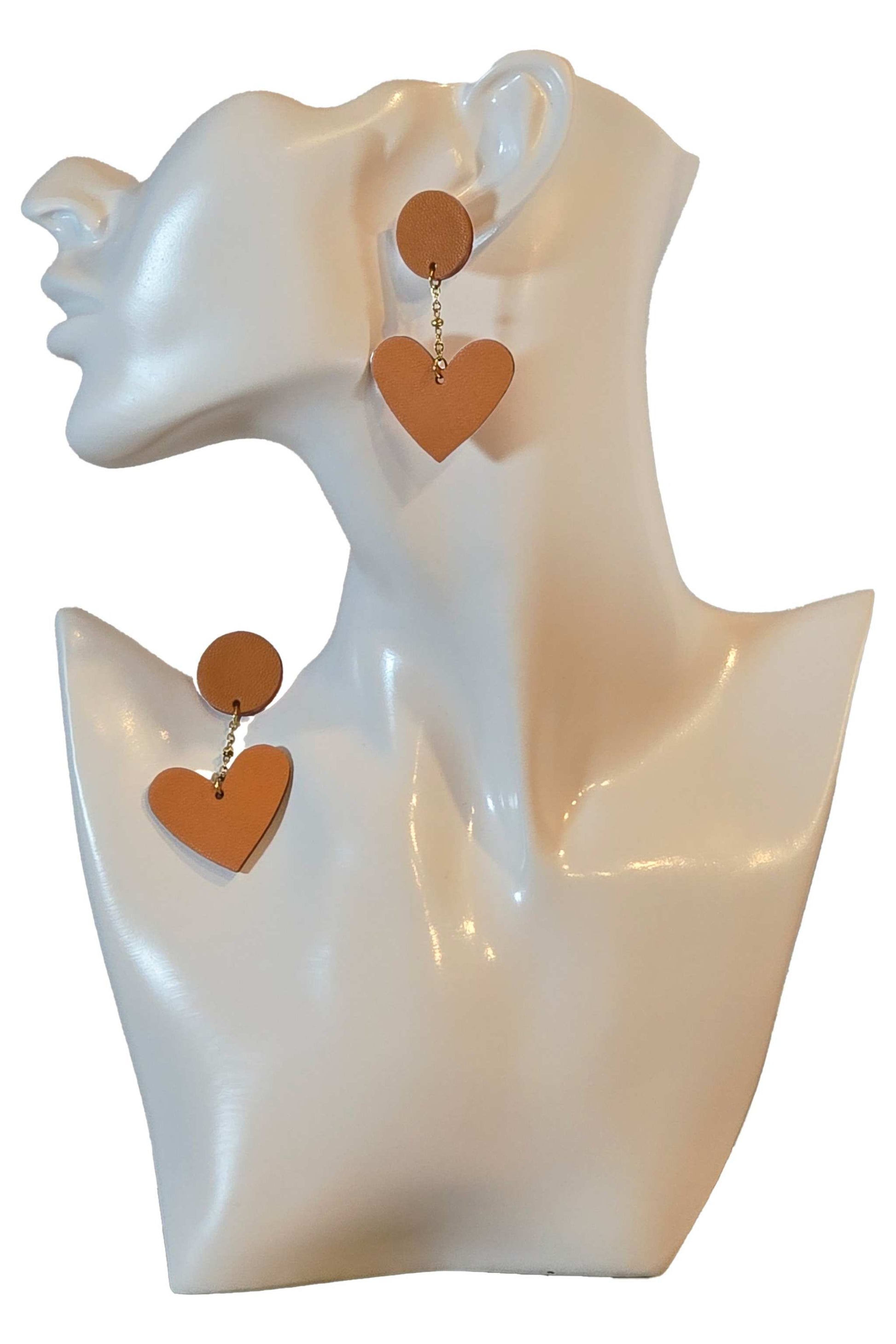 Orecchini Leather HeartsOrecchini Leather HeartsHAND MADE 25