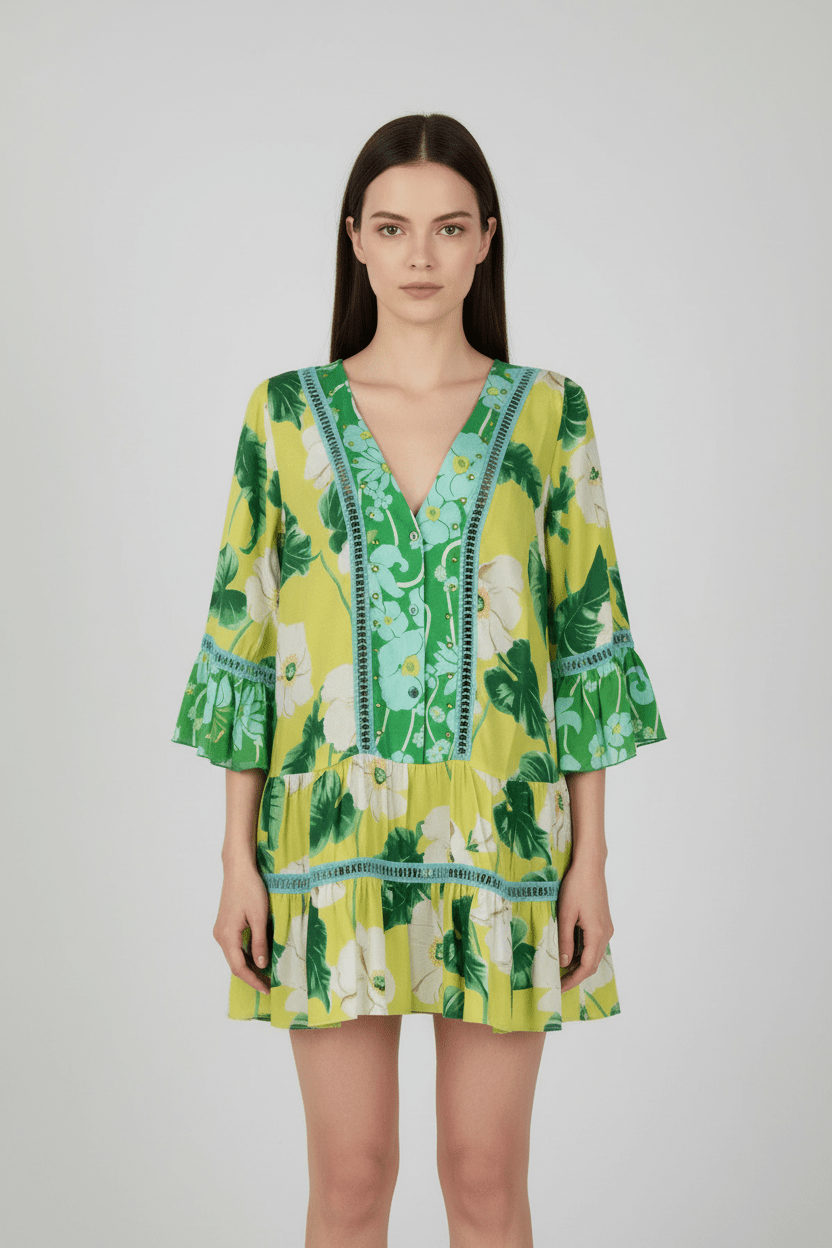 Caftano Corto - Soho Moda Mare